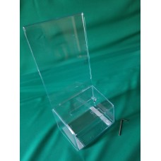 donation box with Header 5 X 7      set of 2 units